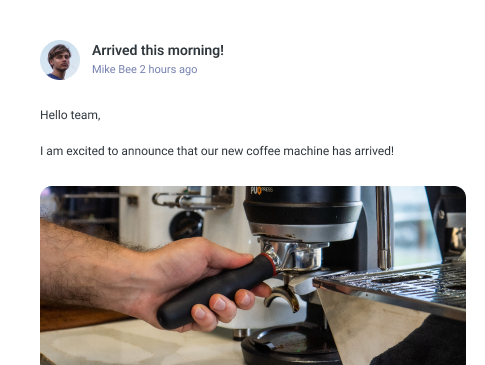 Logbook product snippet
